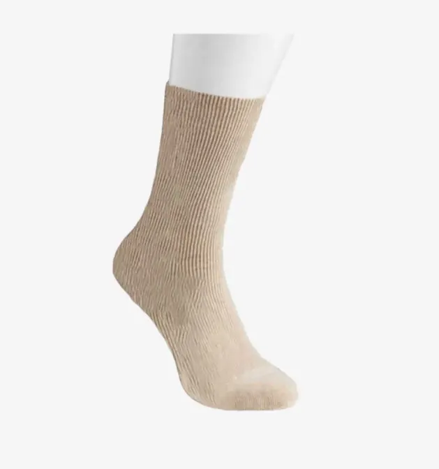 BestSilver diabetische sok zandkleur